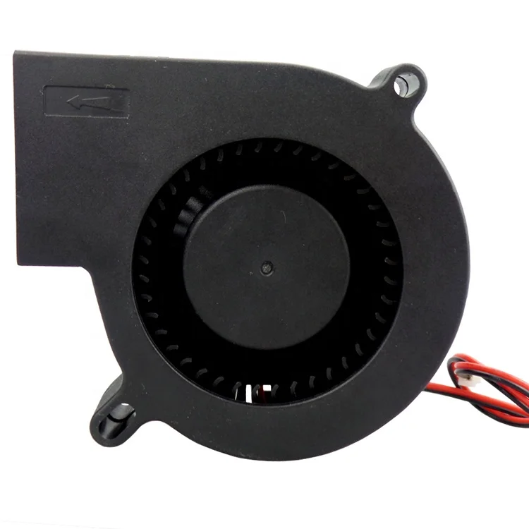 

Centrifugal snail blower brushless dc 3inch 12v air flow 7525 75x75x25mm 75mm cooling fan for inflatables