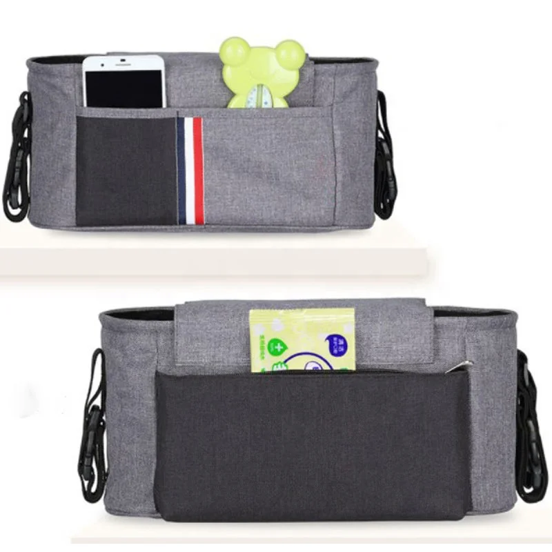 

Universal Travel Double Baby Stroller Organizer with Cup Holder