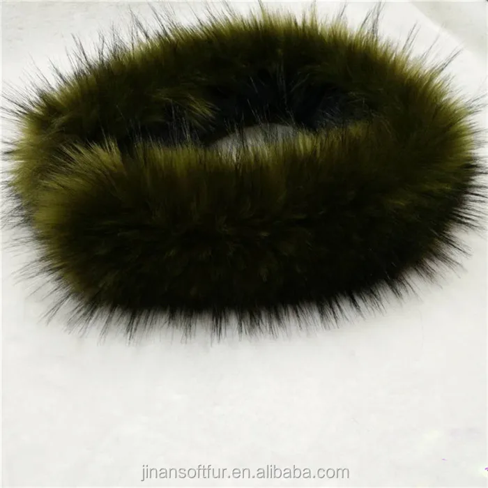 luxuy color faux fur fabric for winter women collar making
