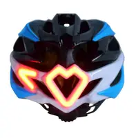 

China popular adults helmet with usb charging LED Remote Indicator Bike Helmet