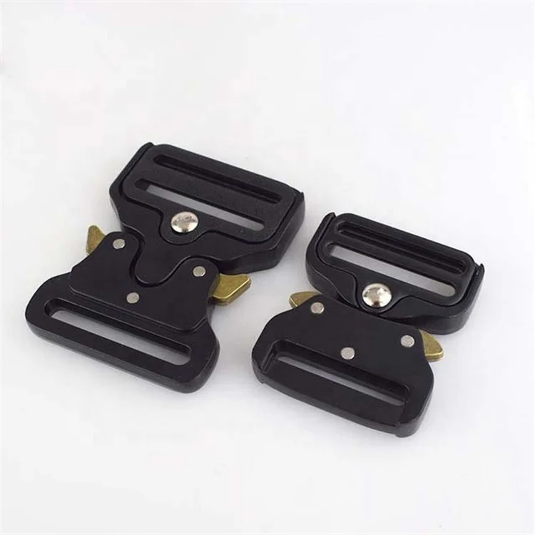 

Meetee ZK5165 38/45mm Webbing Alloy Bag Strap Quick Side Release Buckle Shackle Belt Clip Clasp