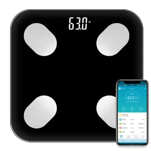Image of Digital bluetooth 4.0 calibration glass smart scale body scale