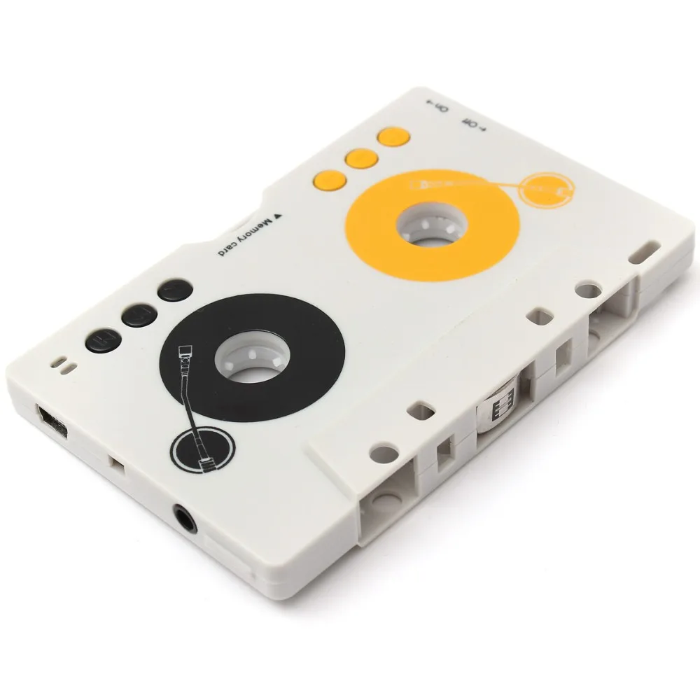 DJG Adaptateur De Cassette Lecteur MP3 Portable avec Télécommande Lecteur MP3 Lecteur MP3 Kit De Lecteur De Cassette Stéréo Adaptateurs De Cassette SD MMC MMC