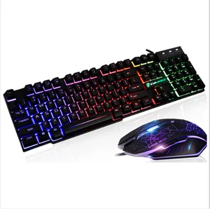 LED Breathing Light Gaming Mechanical Keyboard Mouse