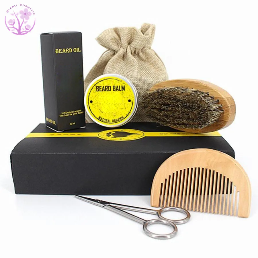 
Private Label Natural Organic Essential Beard Growth Oil China Bulk Mens Beard Care Oil Kit 
