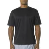 Basic style 100% polyester tee custom design regular fit black man cheap t-shirt