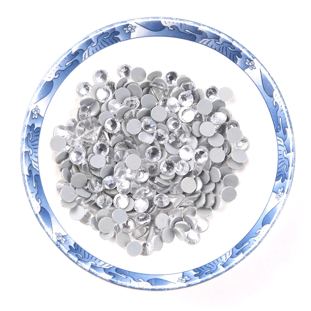 

Clear ss34 hot fix crystal in bulk