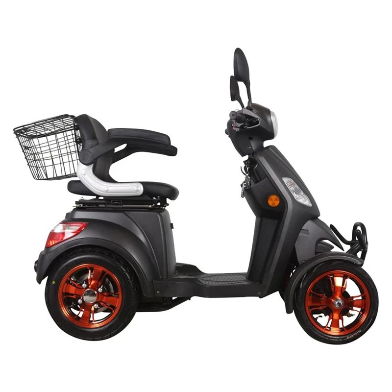 
4 wheel mobility electric handicapped scooter with chair for disabled 