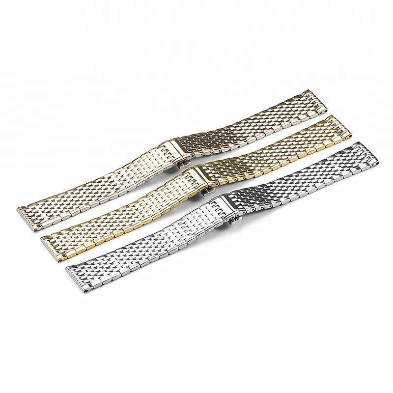 

OEM Western Replacement 316L S/S Bracelet Metal Stainless Steel Watch Band Strap for Longines Watch, Polished stainless steel;brushed stainless steel