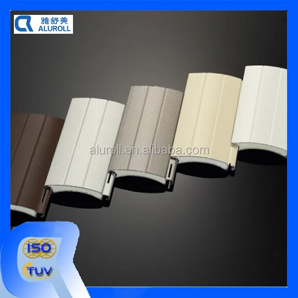 
45mm Anti-Scratched Aluminum PU Foam Filled Slat for roller shutter 