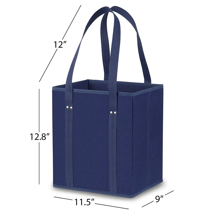 collapsible shopping box bag