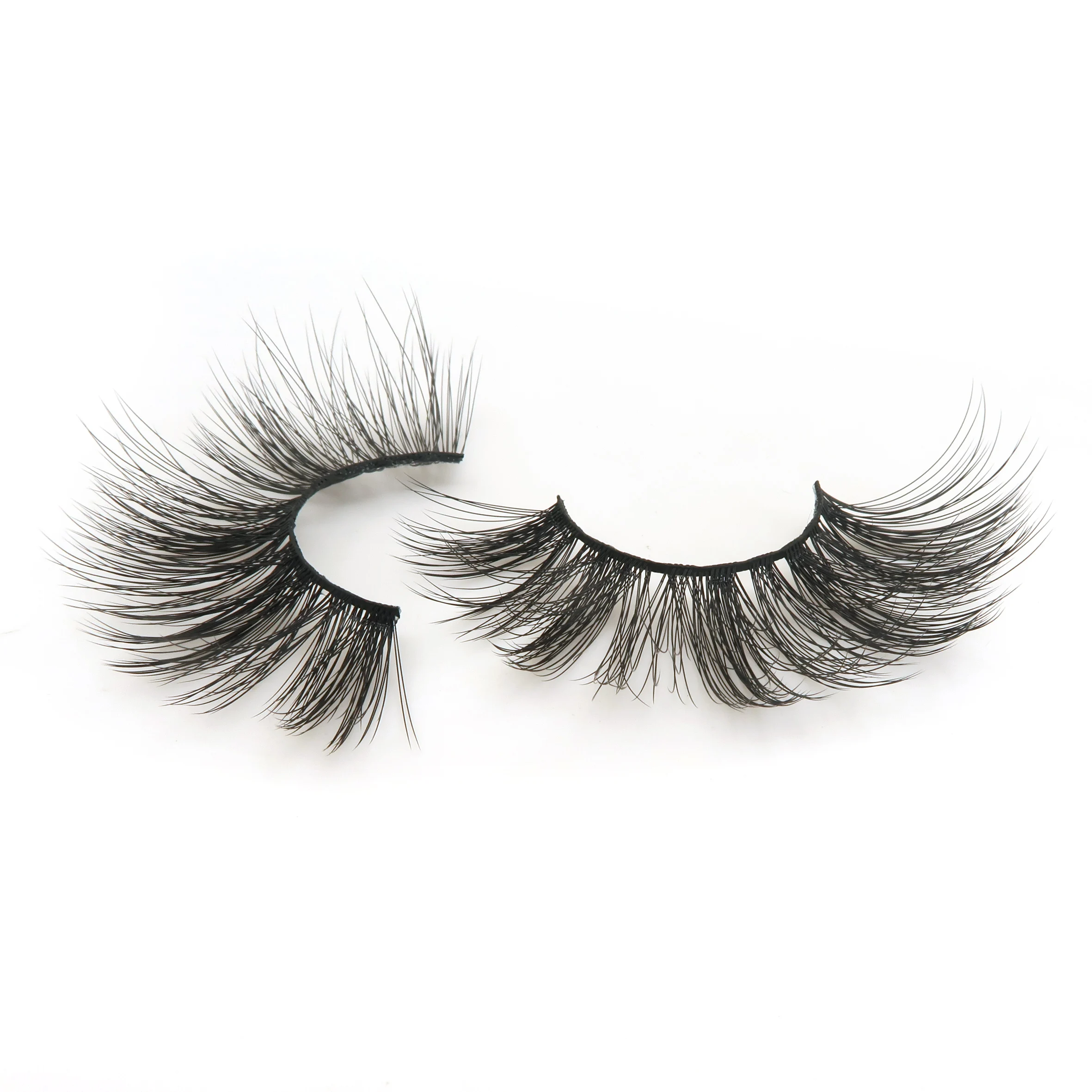 

Ready to ship 25mm faux mink eyelash eye lashes private label, Black
