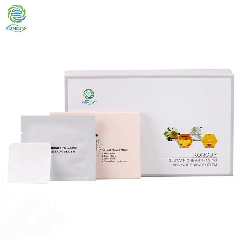 

OEM&ODM service skin whitening glutathione patch, White or custozmied as your needs