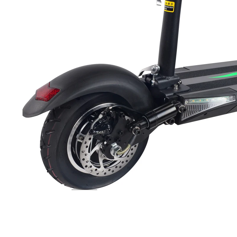 Fat Tire Off Road 10inch Fast Dual Motor Electric Scooter Two Big Wheel