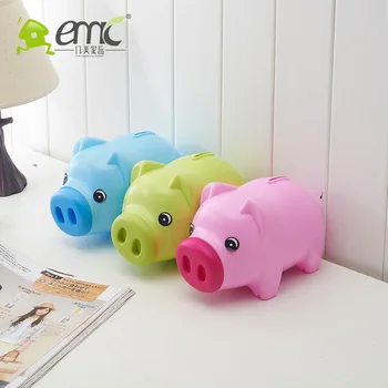 big plastic piggy bank