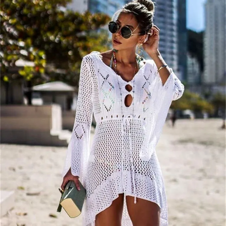 

Summer Hollowed-out Swimwear Beach Cover Up