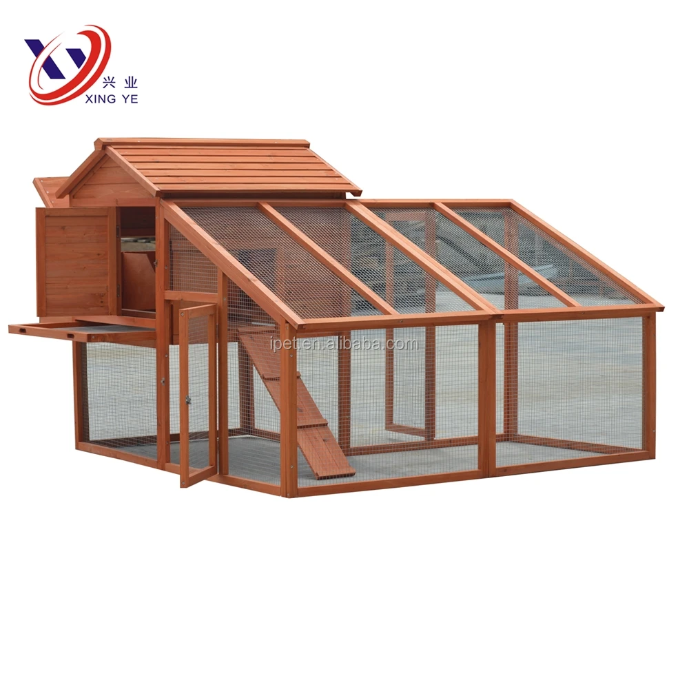 High Quality Outdoor Wooden Chicken Hen House With Run Active Buy
