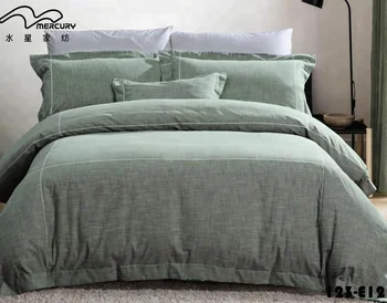 Occidental Style Bedding Sets Linen Confortable Bed Linen Plain