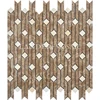 emperador light brown mosaic marble tile for kitchen backsplash