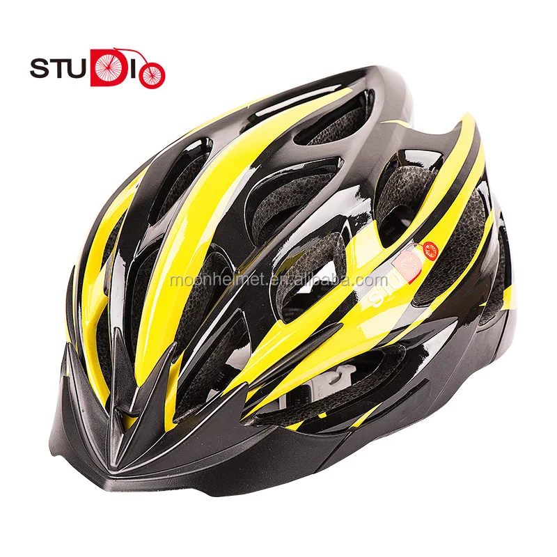 

MOON Cycling Helmet Bike Ultralight helmet Intergrally-molded Mountain Road Bicycle MTB Helmet Safe Men Women 55-61cm, Black