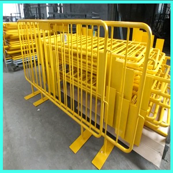 Event fence barrier with movable feature pedestrian using