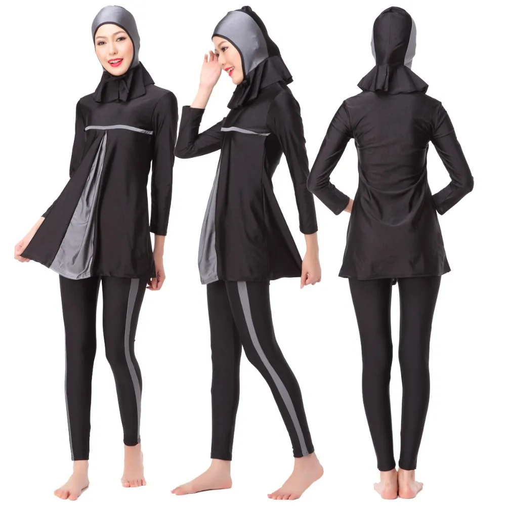 Hw10c# Muslim Swimwear Ladies Modest Swimwear Islamic Womens Swimsuit ...