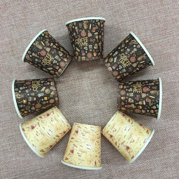 
paper cup coffee 6oz AnHui ice cream printed paper cup 