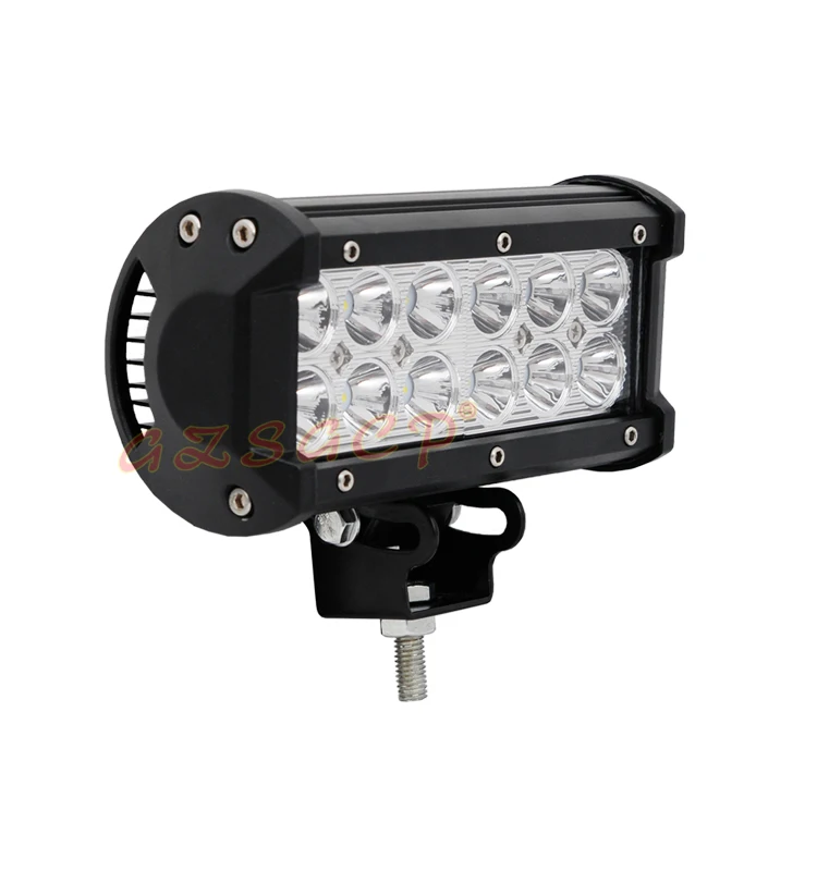 Super Bright 2 Rows 7inch 36w Car Led Light Bar Offroad Led Bar Lights Cars Outside Buy Car