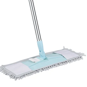 Image of Online shopping India factory price wet and dry microfiber hand free floor cleaning flat mop
