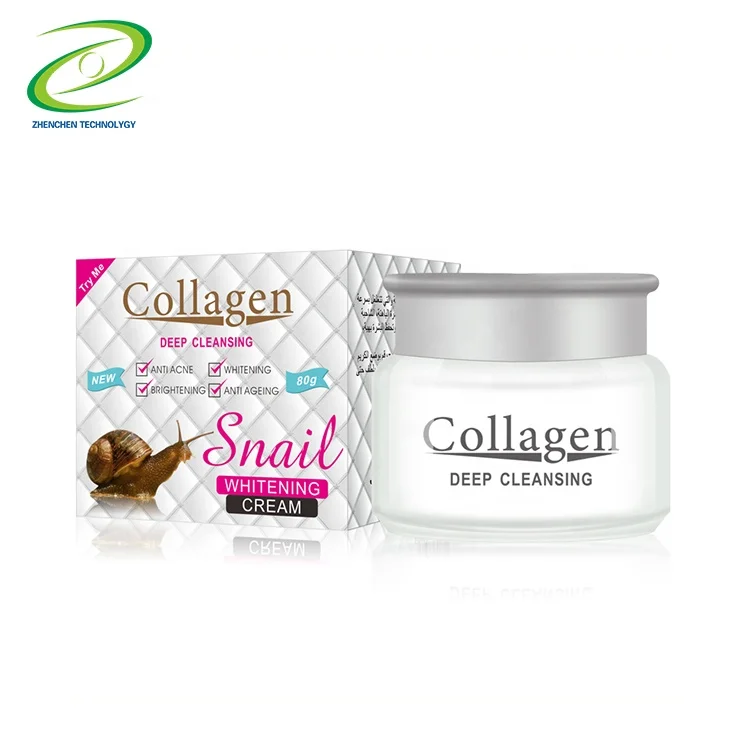 

UONOFO deep cleansing face korean collagen snail cream skin whitening anti wrinkle snail essence recovery serum cream
