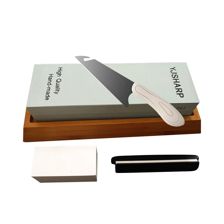 

Whetstone 400/1000 with bamboo base, whetstone set sharpening stone