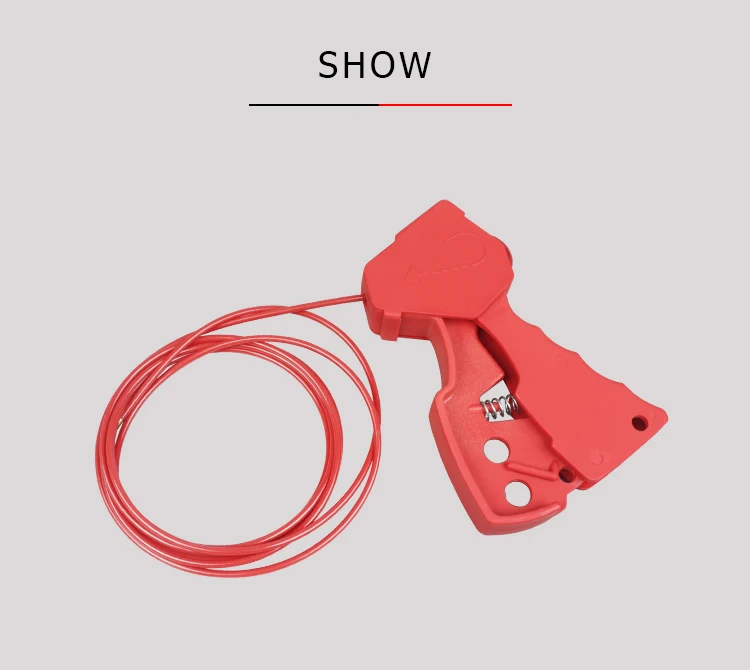 BOSHI Industrial Use Multipurpose Red Cable Lockout Device