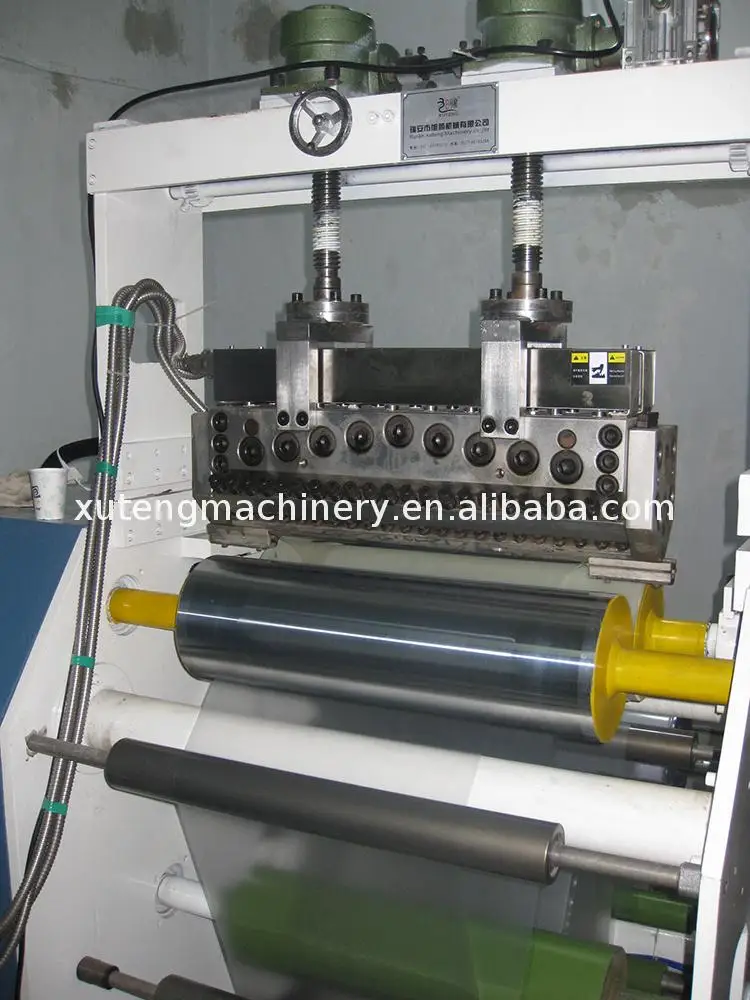 hot melting extruder coating pe machine