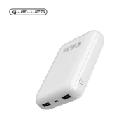 

JELLICO wholesale portable 10000 mah mini power bank for mobile phone