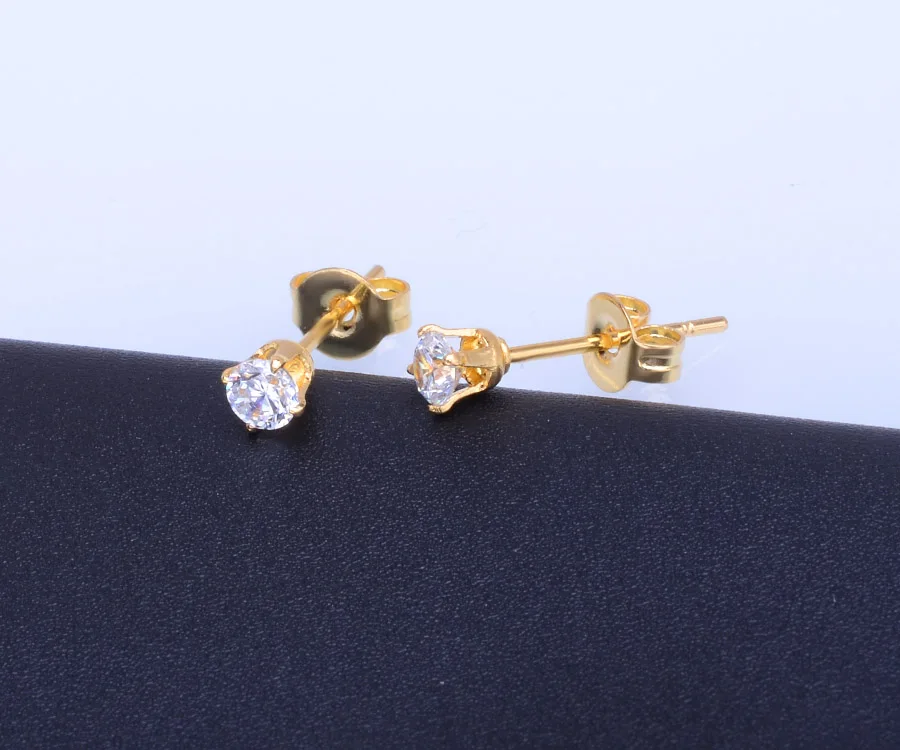 Plain Round Stud 925 Silver Single Stone Earring Designs Plain Round Stud 925 Silver Single Stone Earring Designs Product On