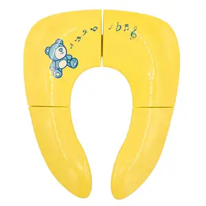 Image of Universal Cushion WC Seat Cover Baby Toilet Reducer, Fish Toilet Seat Cover for Boys and Girls