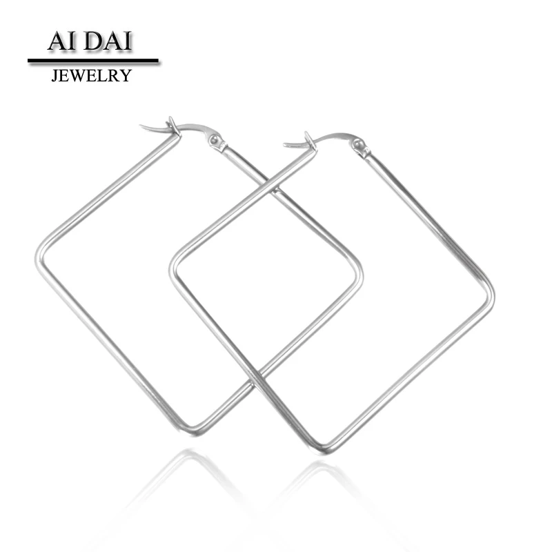 

Fashion big hoop earrings for women surgical steel jewelry wholesale