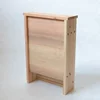 Custom logo FSC wood outdoor hanging bat house double chamber bat box