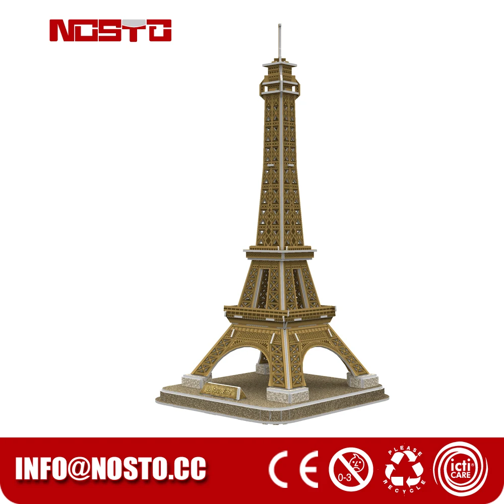 National Geographic 3d Eiffel Tower Jigsaw Puzzles For Kids Handmade Creative Assemble Buy 3d