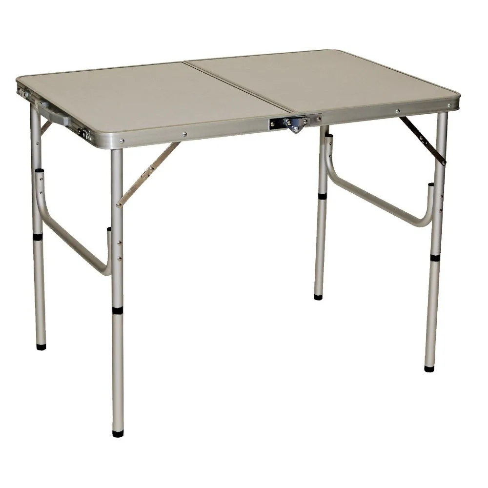 Adjustable Aluminum Tube Folding Table,Mdf Top - Buy Folding Table ...