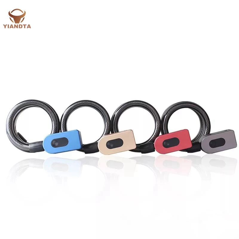 

Bicycle Steel Ring Antitheft Smart Lock, Blue;gold;gray;red