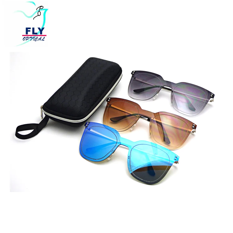 

New Arrival Retro One Piece Rimless Frame For Women Men