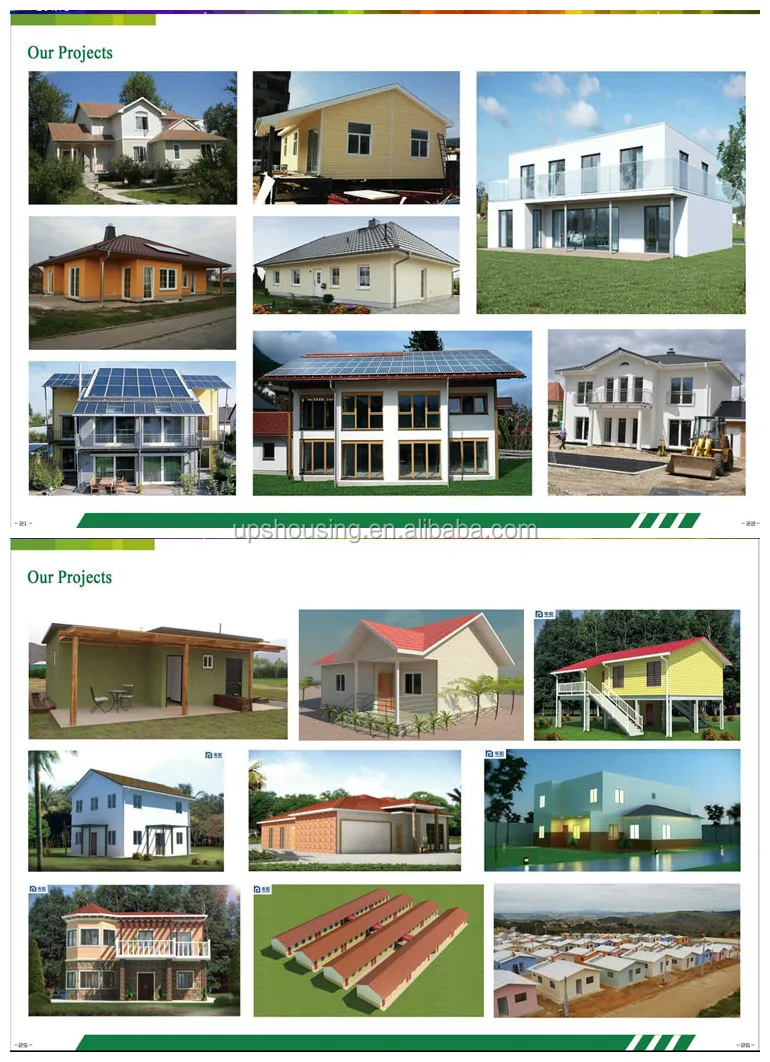 Two room prefabricated cement house casas prefabricadas ready made building