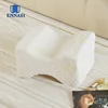 Factory Directly Sale Memory Foam Contour Orthopedic Knee Pillow for Side Sleeper Sleeping