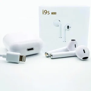 Wireless headphones i9s tws with charging box noise canceling blue tooth stereo in ear earphone