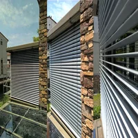 

motorized external venetian louver outdoor aluminium blind