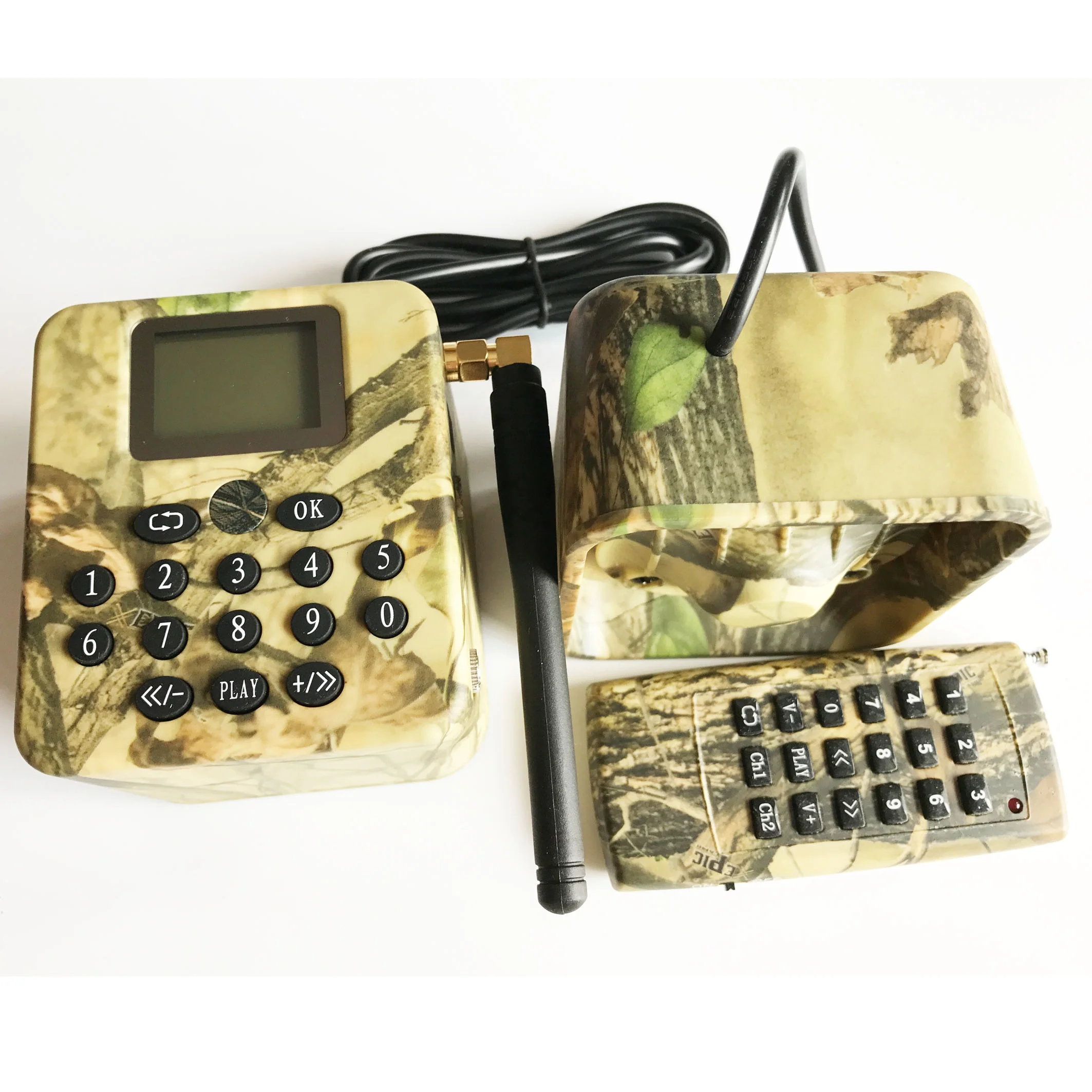 

MP3 Player hunting call built 50W speaker hunting bird caller speaker for 150 dB, Camouflage