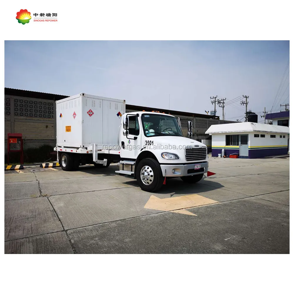 
10-40ft customized CNG cascade cylinder skid mounted container 