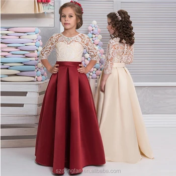 half shoulder long frock