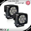 RUN-D 35W CREE LED driving lights anodized aluminum extrusions 3'' flood dark blue green truck led lights